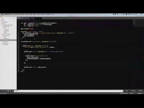 how to run socket.io example