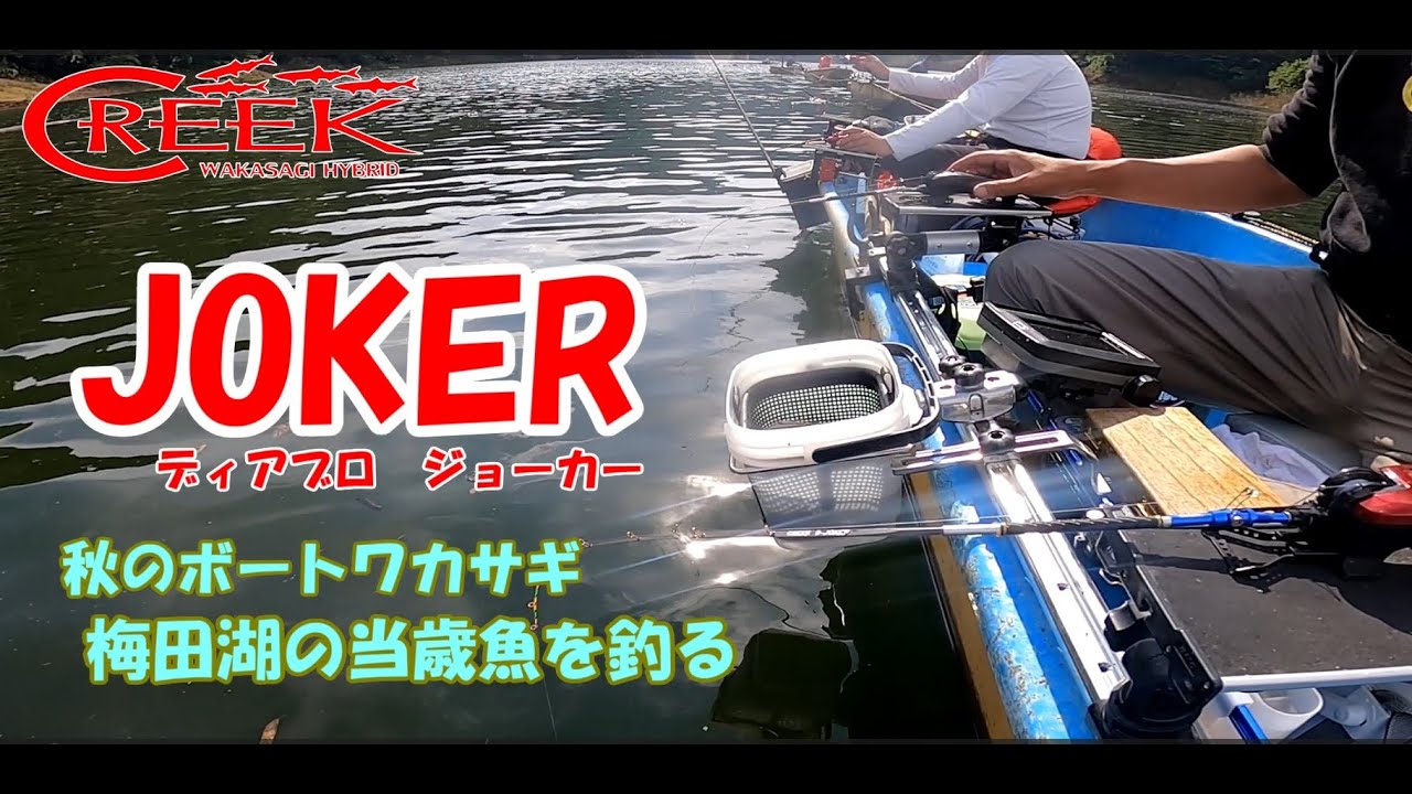 JOKER梅田湖の当歳魚を釣る221023