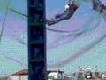 jumping from a derrick (training)