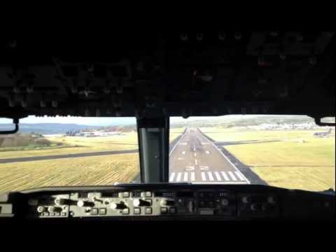rynair 737 - Filmed from the jumpseat of a Ryanair 737-800 landing at LBA/EGNM.