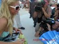 super paris estuvo en mallorca presentando una nueva bebida, cava en lata, llamada rich prosecco y present� su nuevo single 