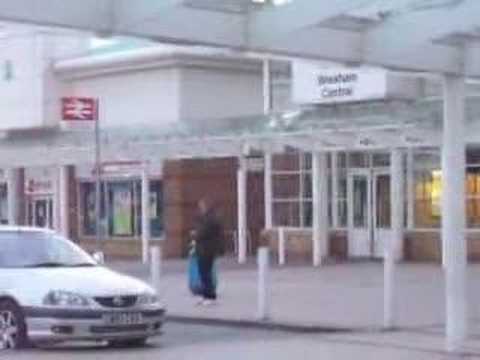 pissed man in wrexham