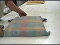 Striped fabric dining chair Striped fabric dining chair