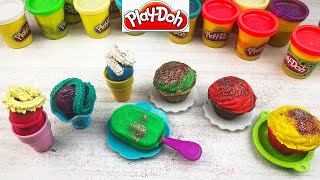 PLAY DOH ICE CREAM AND CUPCAKES 