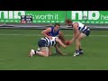 Geelong goal from centre bounce