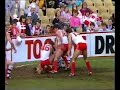 channel 7 used the hit single from glen frey to create a music clip set to australian rules football.
