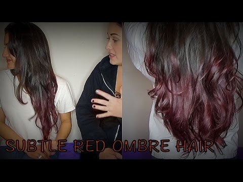 Disabledbirderofhalling Red And Black Ombre Hair Tumblr
