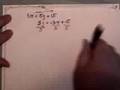 Rearranging equations.