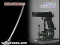 45 Cal Gun Vs Katana