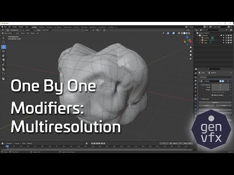One by One – Multiresolution Modifier – GENVFX