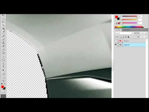 how to isolate shapes in photoshop