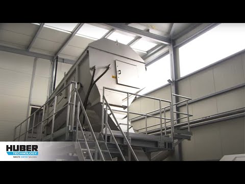 Video: HUBER Micro Strainer ROTAMAT® Ro9 in a grit treatment process