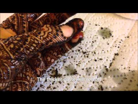 how to remove henna