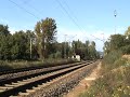 BR 185 mit G�terzug in Richtung K�ln Bonn Bad Honnef mit Bahn�bergangsaktion Rheinbreitbach