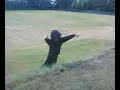 Calum falls down the banking