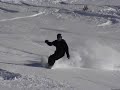 Powder Snowboarding in Meribel France 2001