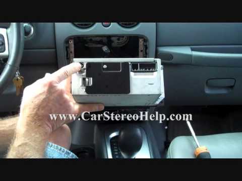 Jeep Liberty 2002-2007 Car Stereo Removal