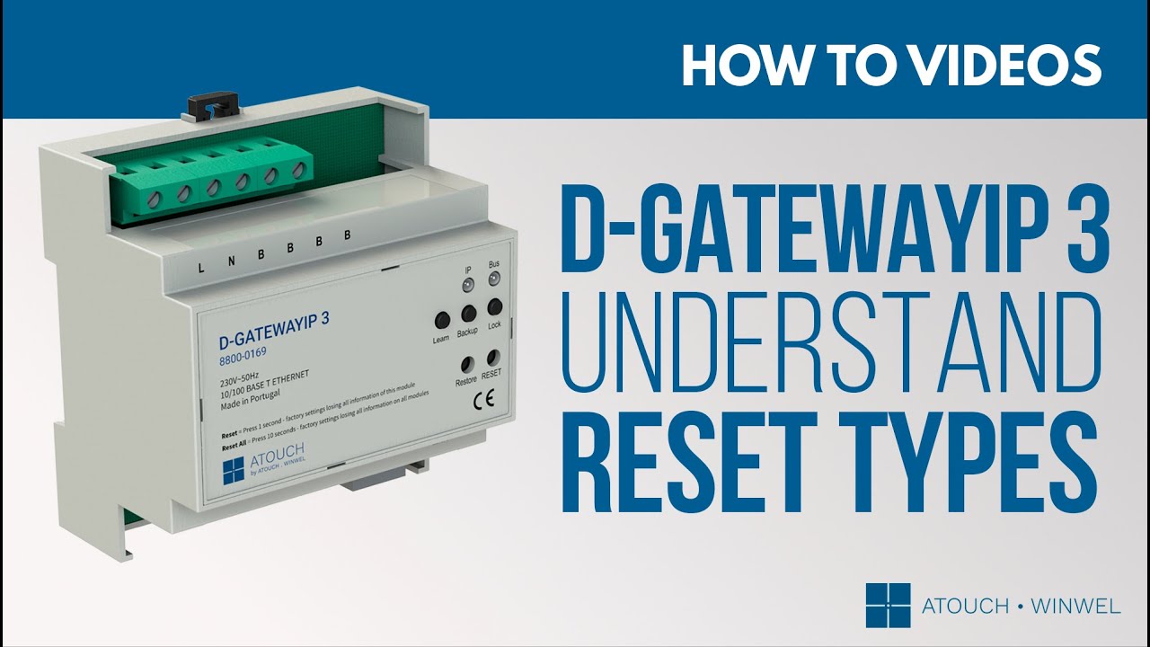 D-GATEWAYIP 3 - Tipos de Reset