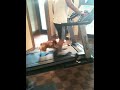Presley doing cardio