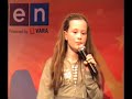 kayleigh met meidengroep kvk songfestival voorrondes 2008