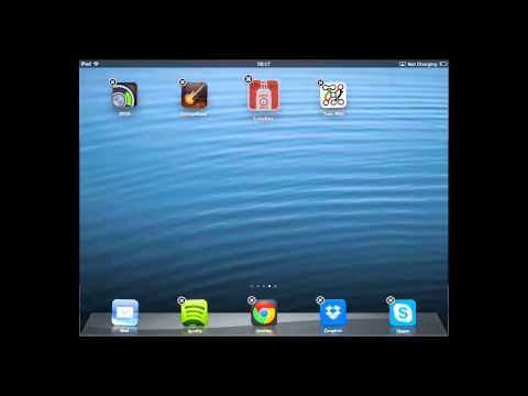 how to organize apps on ipad