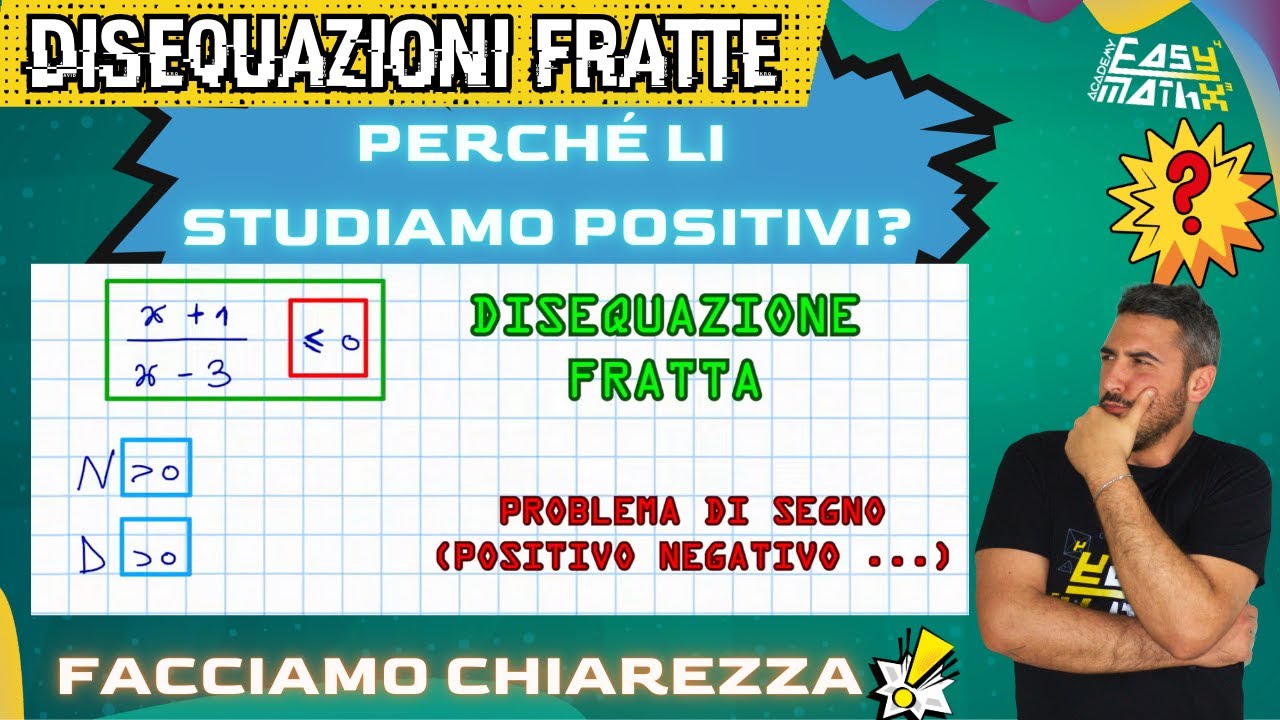 🚀DISEQUAZIONI FRATTE: STUDIO DEI SINGOLI TERMINI IN DETTAGLIO!! 💪😉