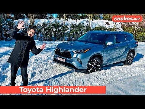 toyota highlander  primera prueba contacto review en espaol  suv 7 plazas  cochesnet