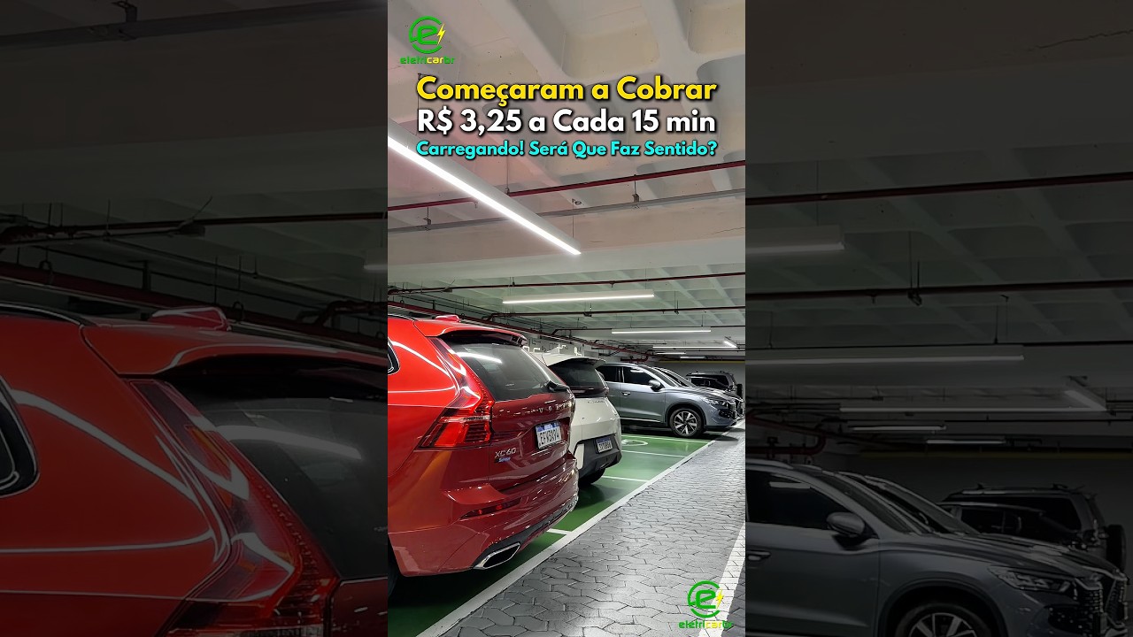 Começaram a Cobrar R$ 3,25/15 Minutos para Carregar no Shopping… Só que Agora Temos Vagas! E aí?