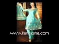 High Collar Churidar Kurta, Stylish Net Churidar Suit