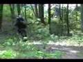 Marine Corp Sniper Plays PaintBall - Ghillie Suit And All !!