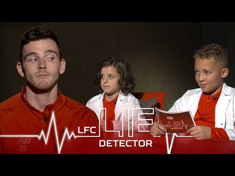 Video: Home Alone pyjamas and singing Sweet Caroline | Andy Robertson takes the Kop Kids Lie Detector Test