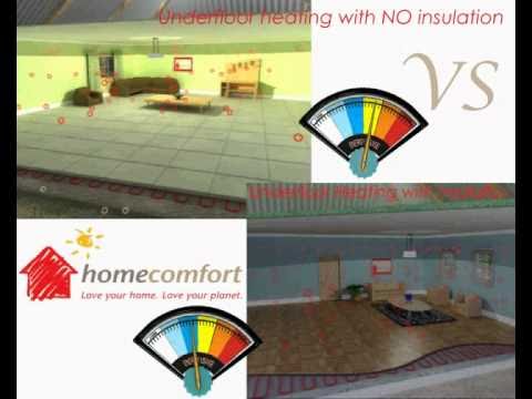 how to insulate underfloor heating