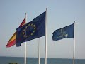 Flags of hotel playa