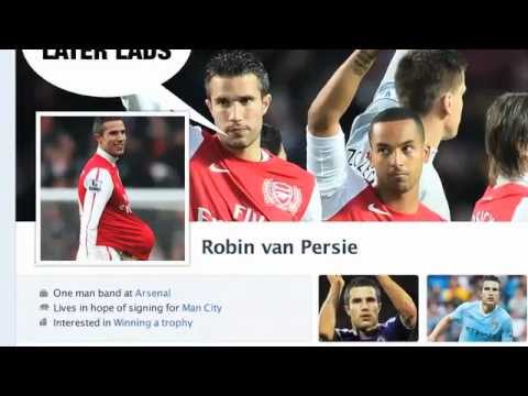 Parodie du profil Facebook de Robin Van Persie