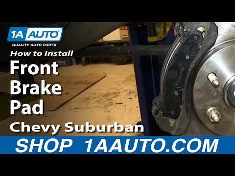 How To Install Replace Front Brake Pads 2000-06 Chevy Suburban Tahoe GMC Yukon
