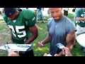 Jets Players Sign Autographs For Fans (part two)