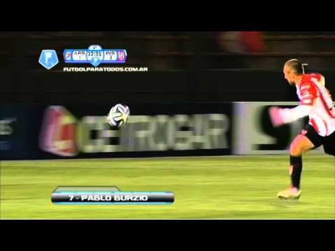 Gol de Burzio. Arsenal 1 - Instituto 3. 16 avos. de final. Copa Argentina. Fútbol Para Todos