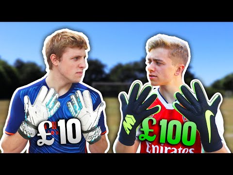 £10 Goalie Gloves Vs. £100 Pro Goalie Gloves | ft. W2S