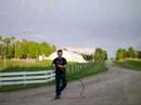 Dean showing us his bull whip