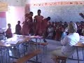 african school children dancing