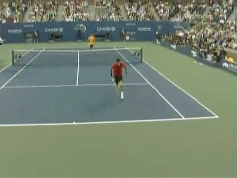 Federer's shot of the century.