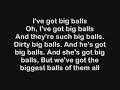 AC DC big balls lyrics