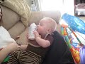 Zach Eating Bottle