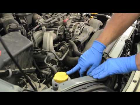 how to bleed subaru power steering