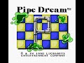 this is pipe mania, done by the assembly line in 1989. lucasfilm games, made it multiplatform(ported it to other hardware/systems), called it pipe dream, & was the distributor for it in the us pipe mania got a wii, pc, nds, ps2, & psp remake by empire interactive last fall(2008). i think/believe the assembly line died, which would mean the game is public domain, unless empire copyrighted/trademarked it. i don't think we'll ever see pipe dream on the vc. we may, however, see it, or something similar to it, in ww. link to wiki page: en.wikipedia.org