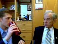 Congressman Ron Paul Visits My Dorm Room