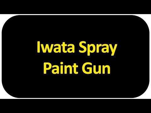 how to adjust iwata spray gun