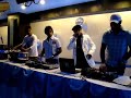 Midnight blues band performing at a party