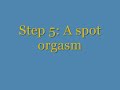 Female Orgasm | A Spot | Demonsration with Rubber Vagina