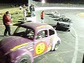 The cars leave the track after day one